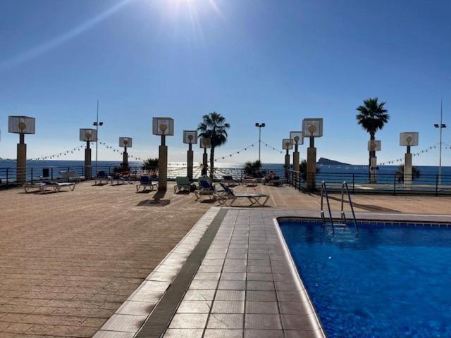 Апартаменти Santa Margarita, Benidorm Levante, 1St Line, Frontal Seaview, Ocean Terrace Екстер'єр фото